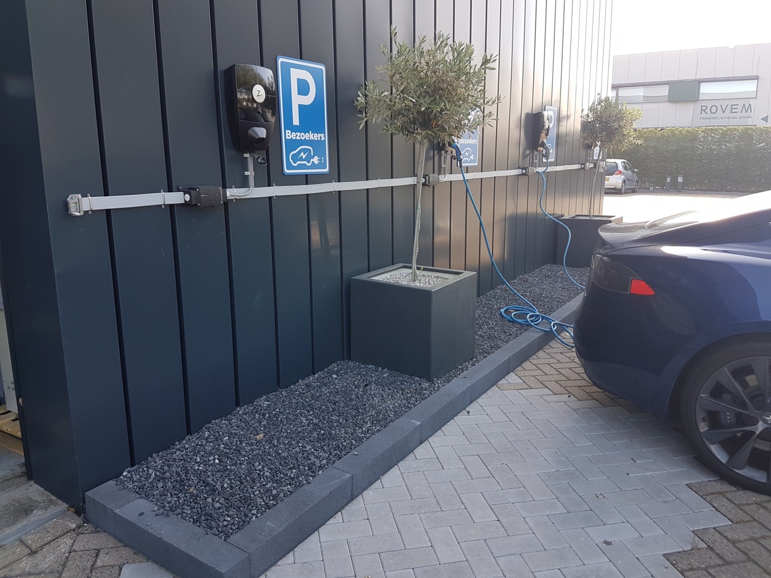iDACS Electric Vehicle Charging Solutions Easee EV Chargers and Woertz Flat Cabling
